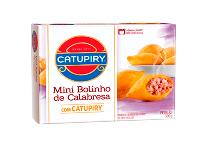 Mini Bolinho de Calabresa com Catupiry