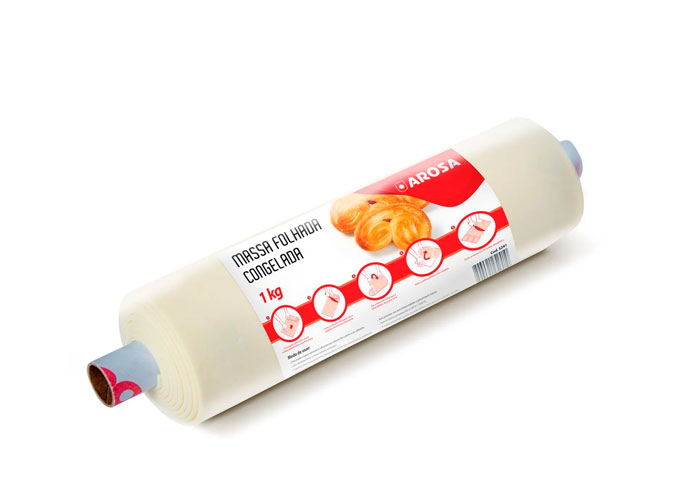 Rolo de Massa Folhada 1kg - Arosa