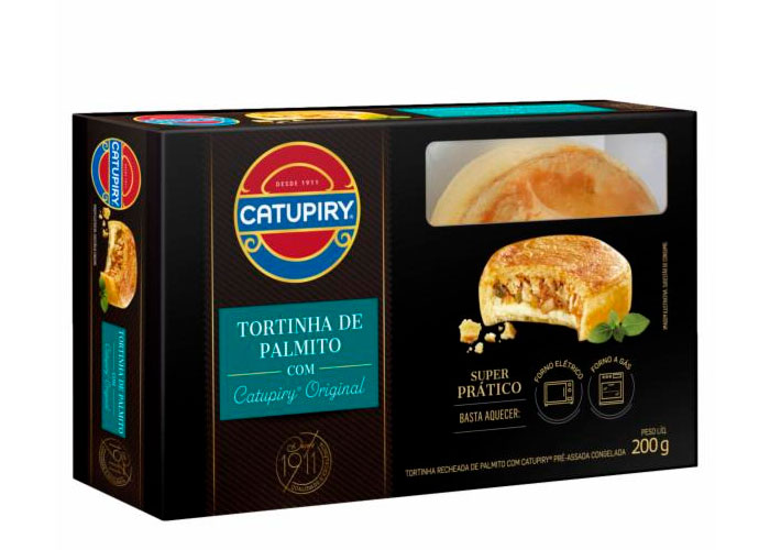 Mini Bolinho de Palmito com Catupiry