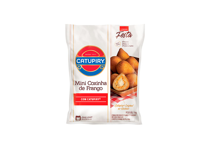 Mini Coxinha Frango com Catupiry