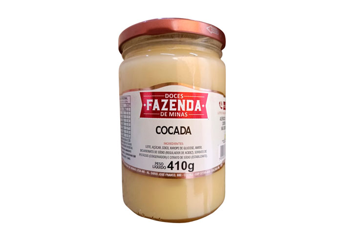 Cocada Pura 410g - Fazenda de Minas