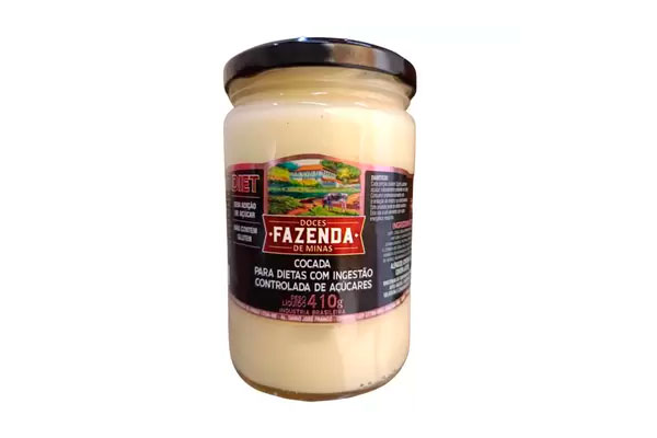 Cocada Diet 410g - Fazenda de Minas