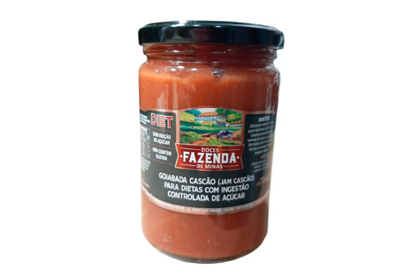 Jam Cascão Diet 420g - Fazenda de Minas